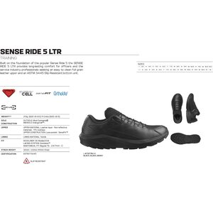 Salomon Sense Ride SR Leather, Black