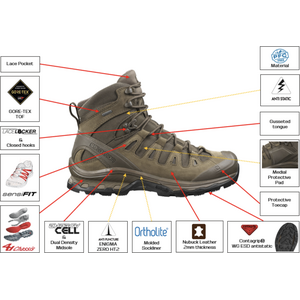 Salomon Quest 4D GTX Forces 2 EN, Earth Brown