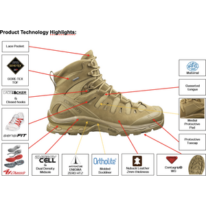 Salomon Quest 4D Forces HIGH GTX EN, Earth Brown